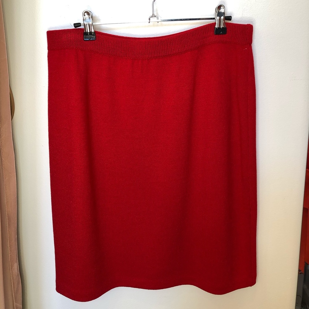 St. John Collection Pencil Skirt Santana Knit